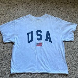 Brandy Melville White USA T-Shirt